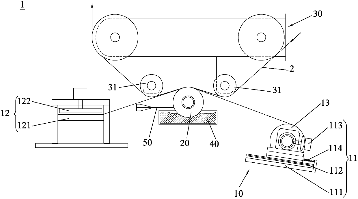 Dimple Coating System and Its Coating Width Control Device