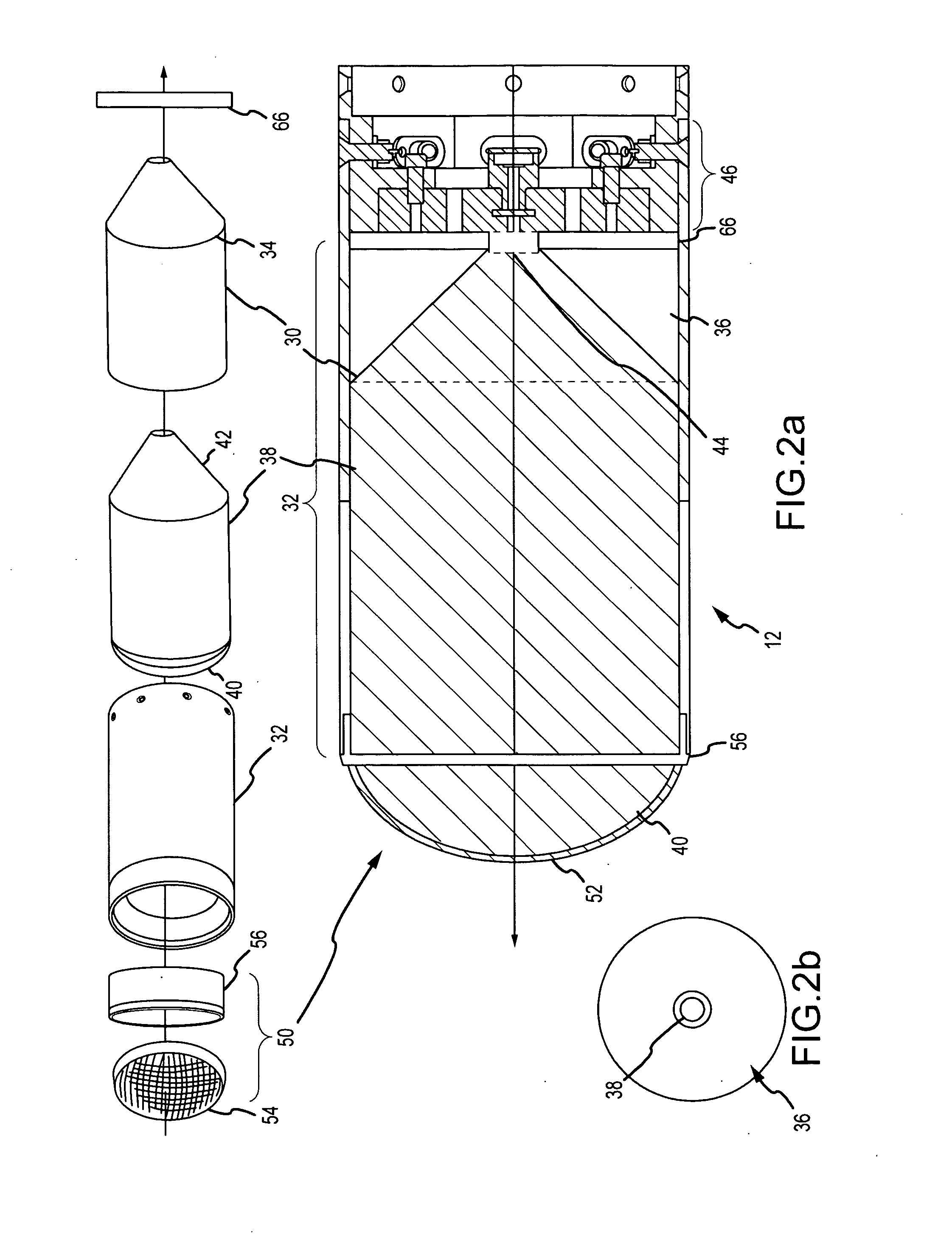 Forward firing fragmentation warhead