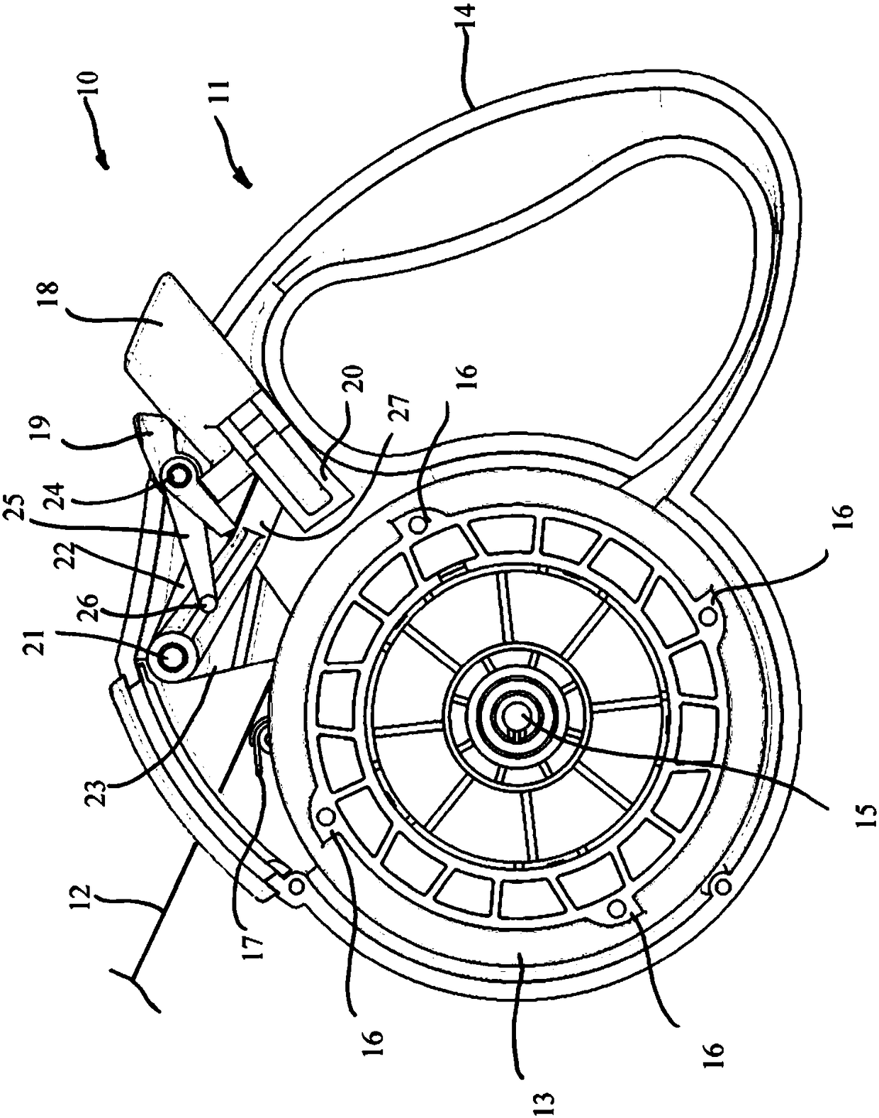 Rolling lead for coiling and extending a lead