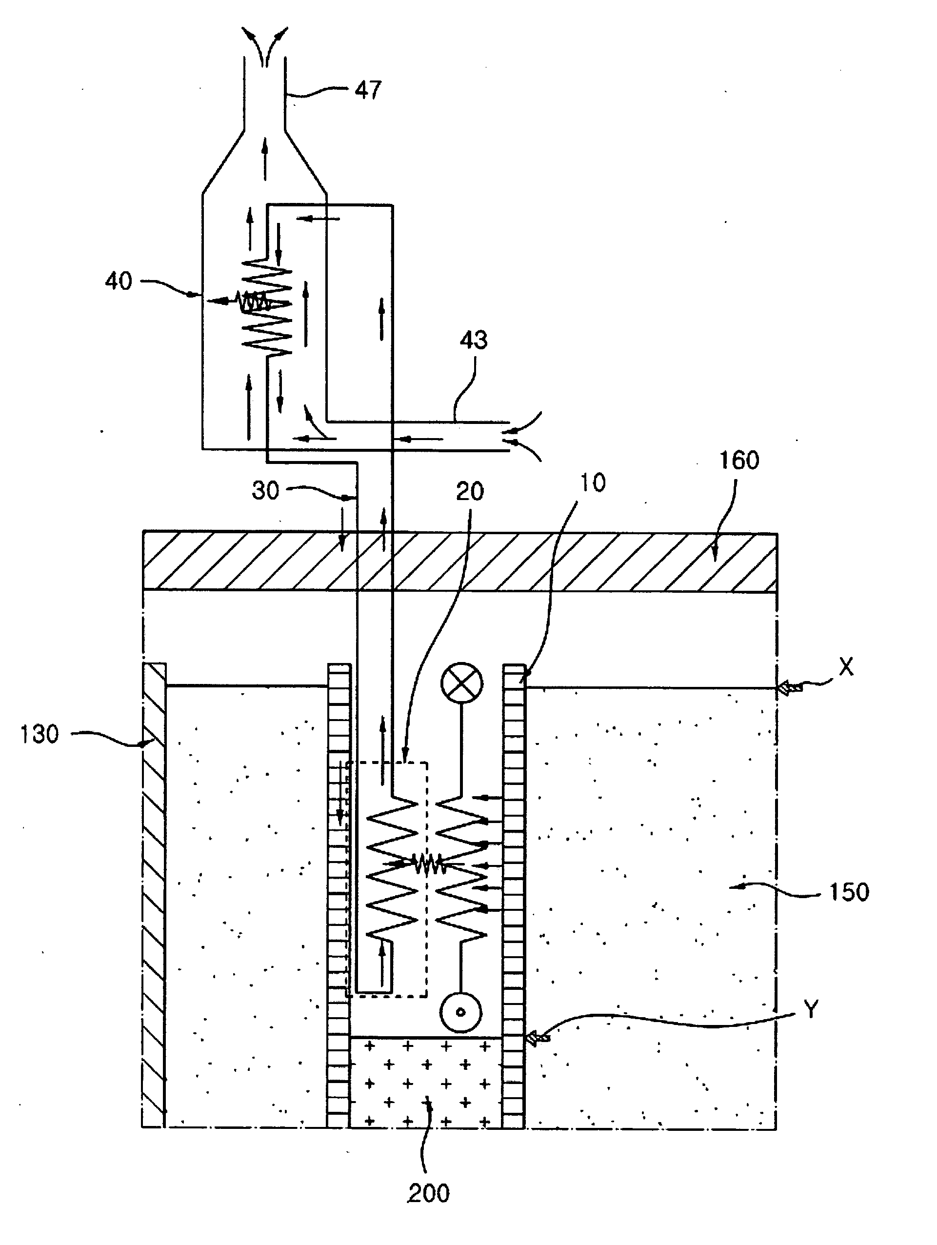 Passive safety-grade decay-heat removal method and decay-heat removal system for LMR with pool direct heat cooling process