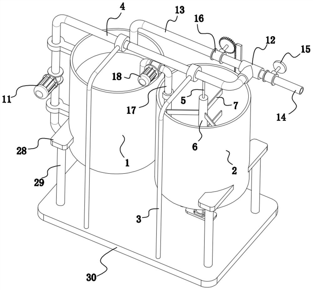 Circulating filtration and sedimentation equipment for water treatment