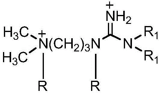 Disinfectant cleaning agent containing guanidine salt and preparation method of disinfectant cleaning agent