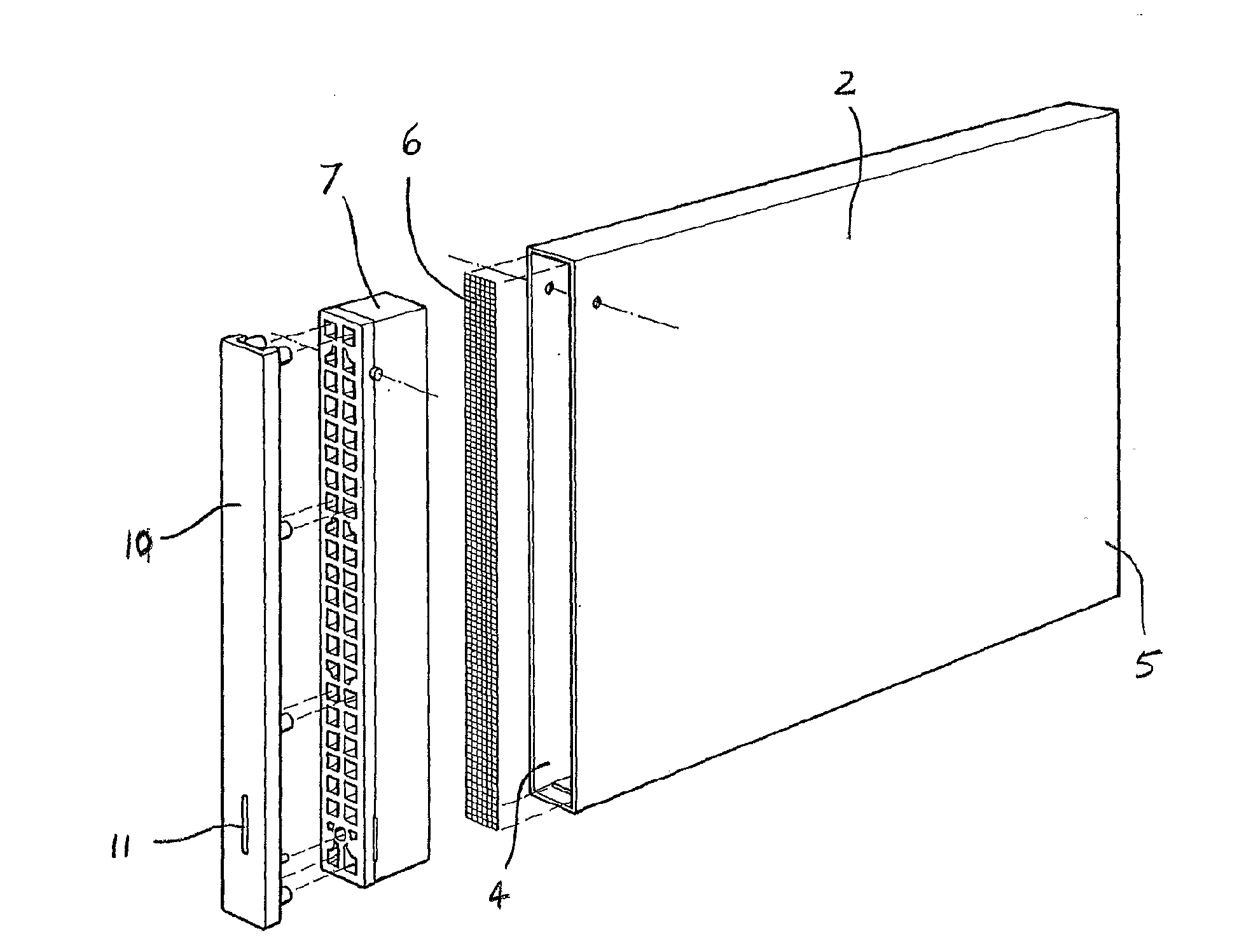 Insert for a Weep Hole Opening in a Masonry Wall