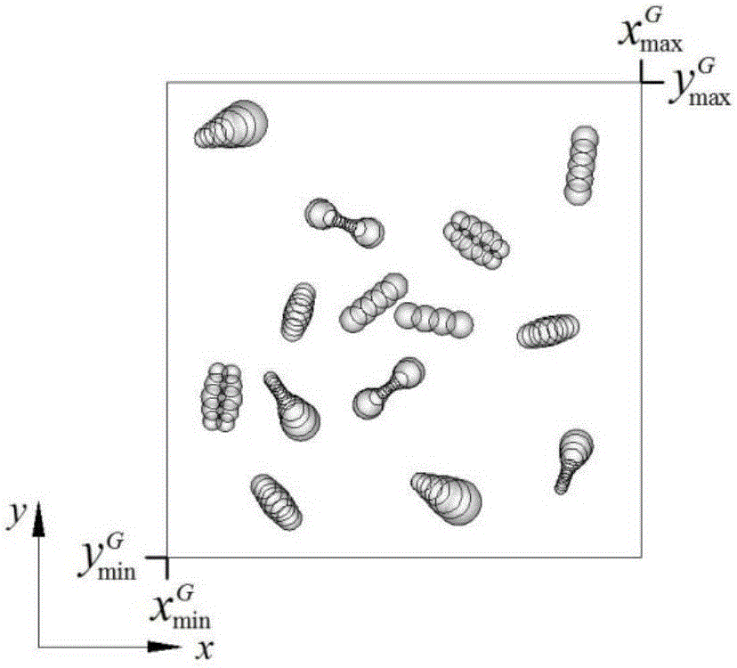 Multi-ball particle two-layer grid search contact detection method in discrete element simulation