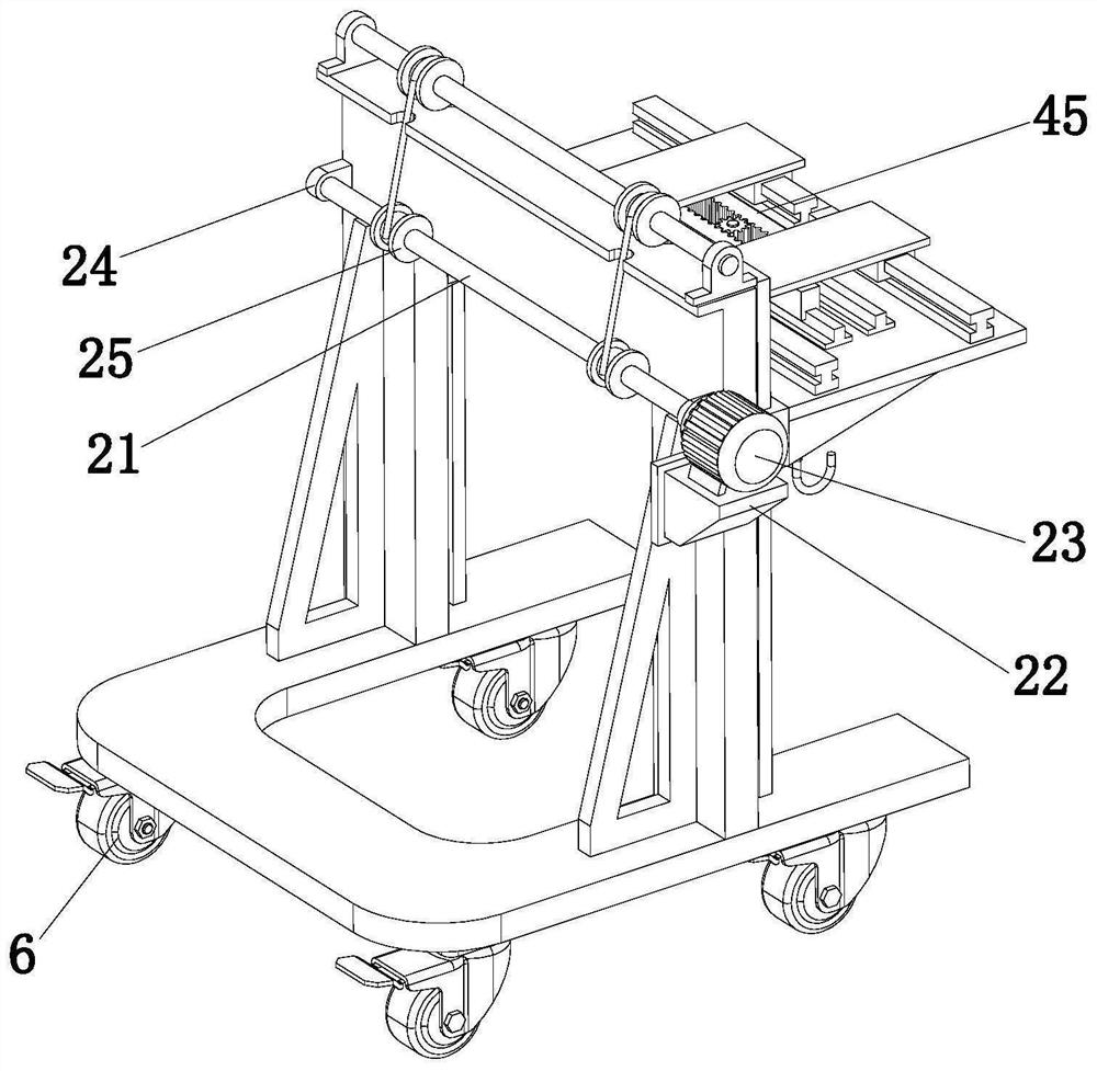 Intelligent hoisting equipment used for motor shells