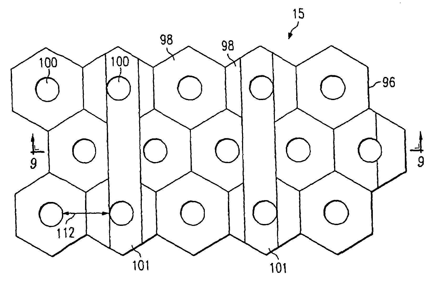 Acquisition distribution layer having void volumes for an absorbent article