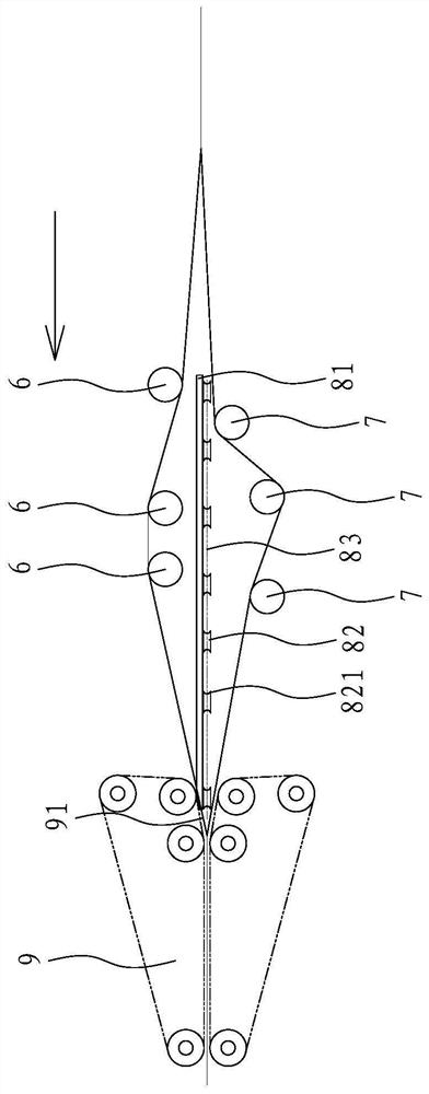 A kind of manufacturing process of pull-up trousers