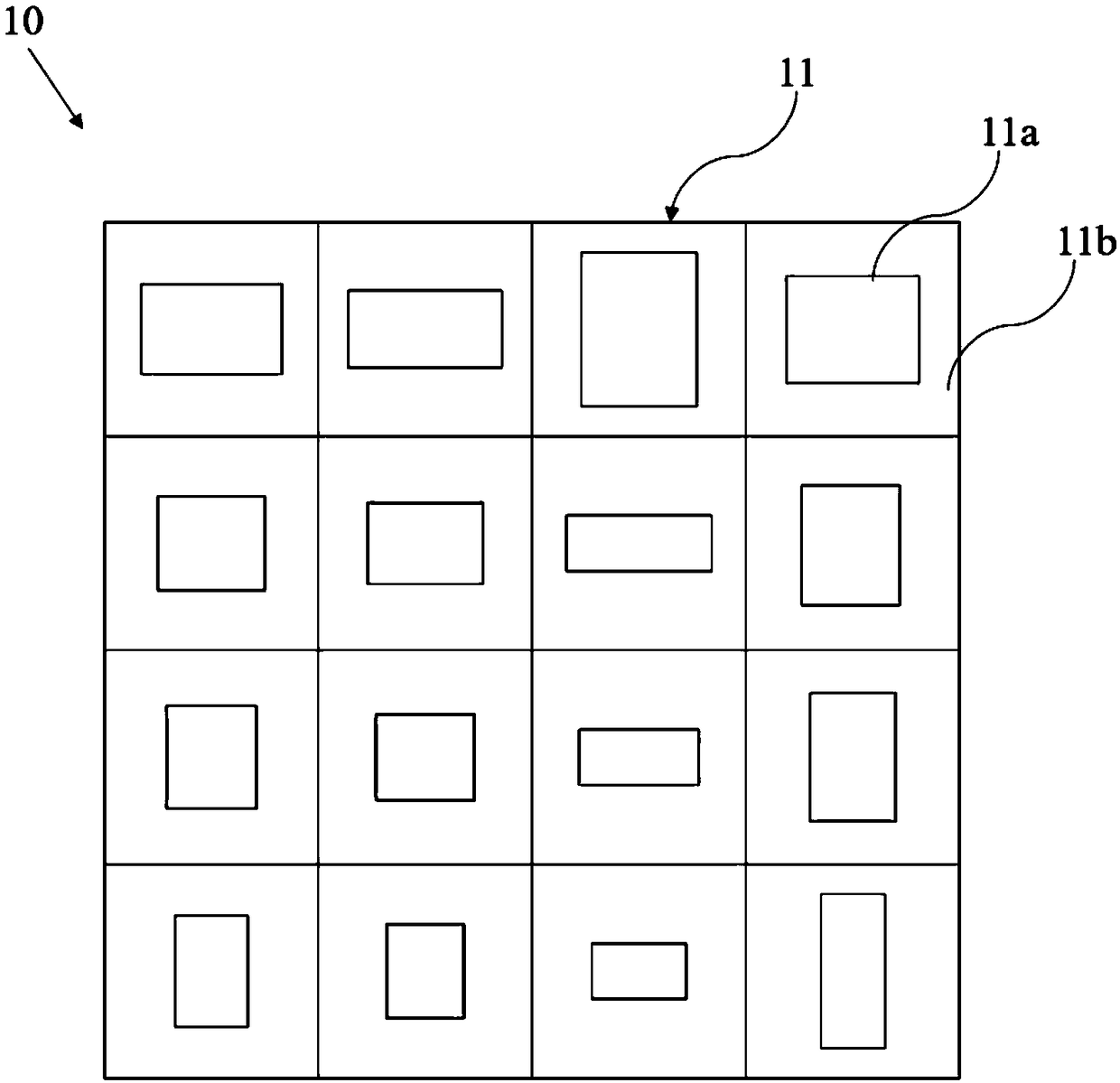 Intelligent optical power distribution device based on meta-surface material