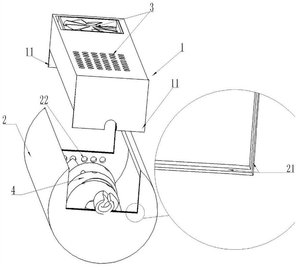 A hair dryer for elastic curly hair