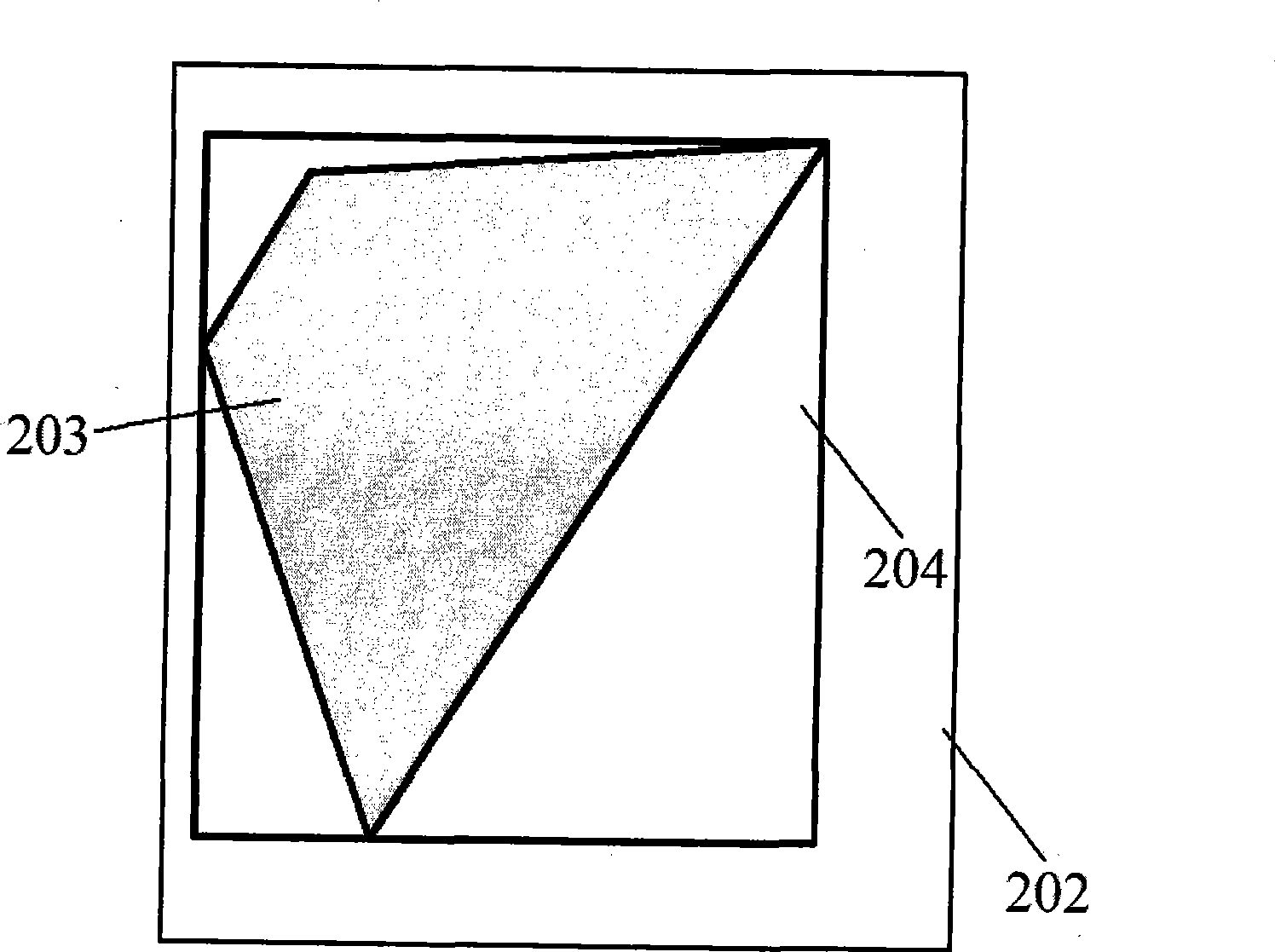 View field driving real-time shadow method