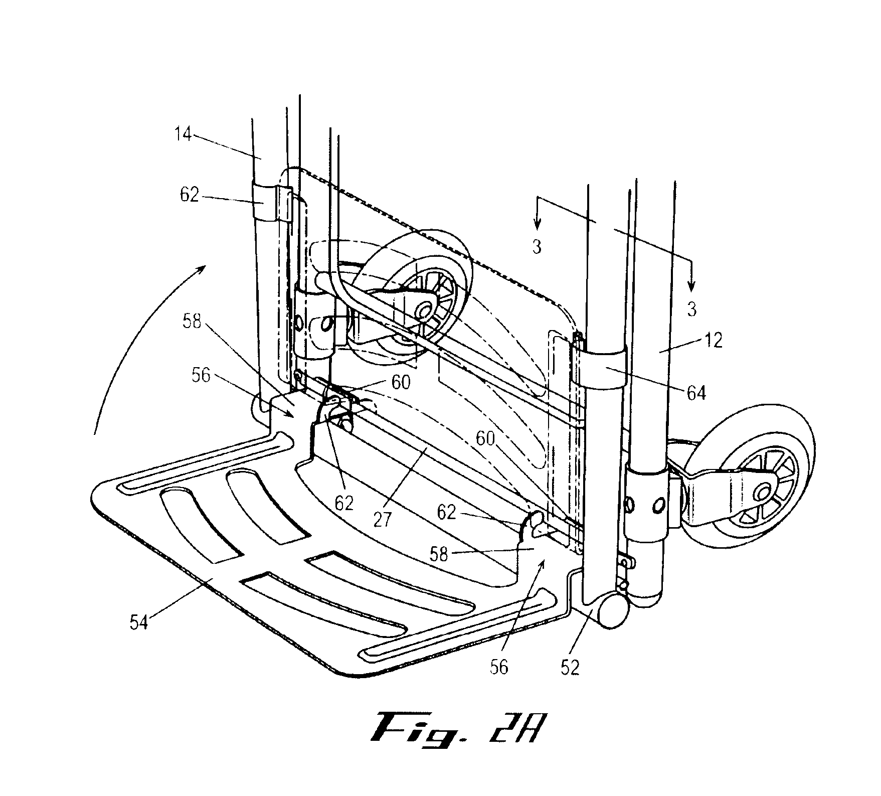 Combination hand truck, step ladder and dolly