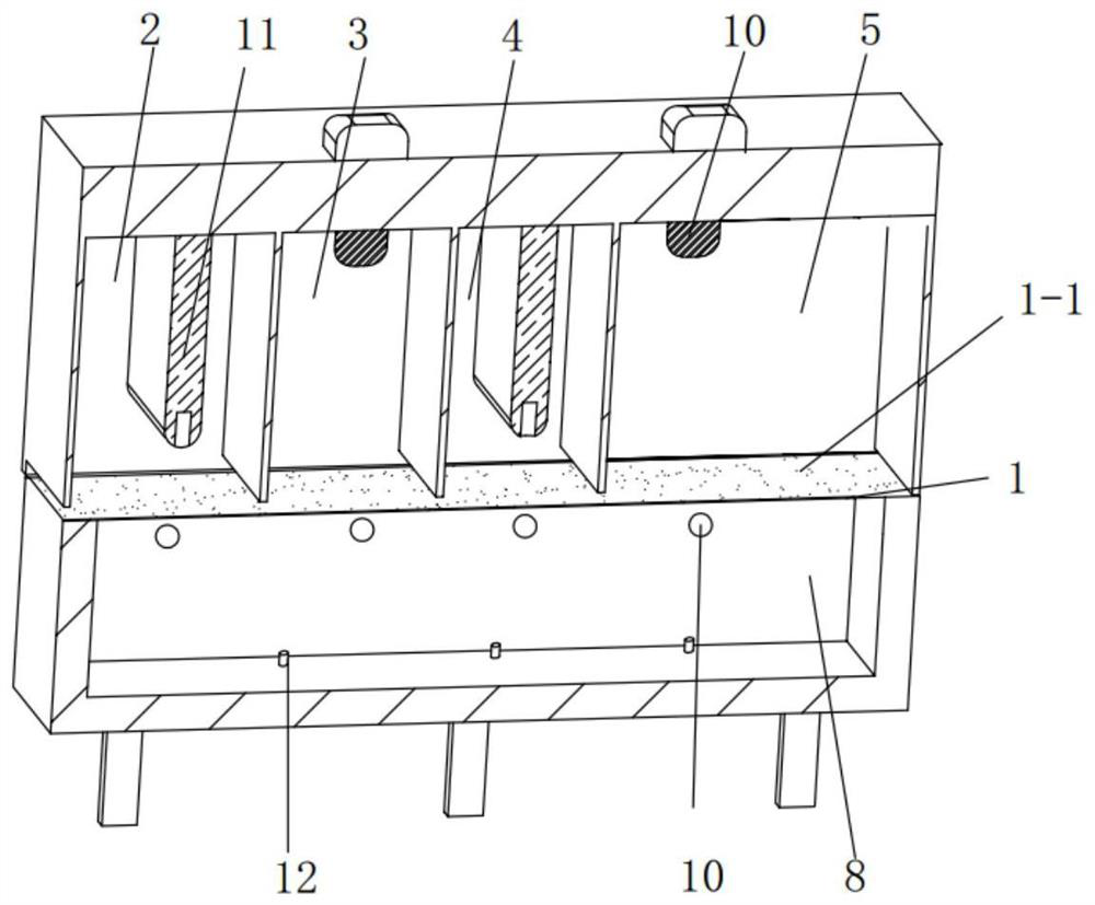 Fuel cell gas diffusion layer continuous preparation method and production line