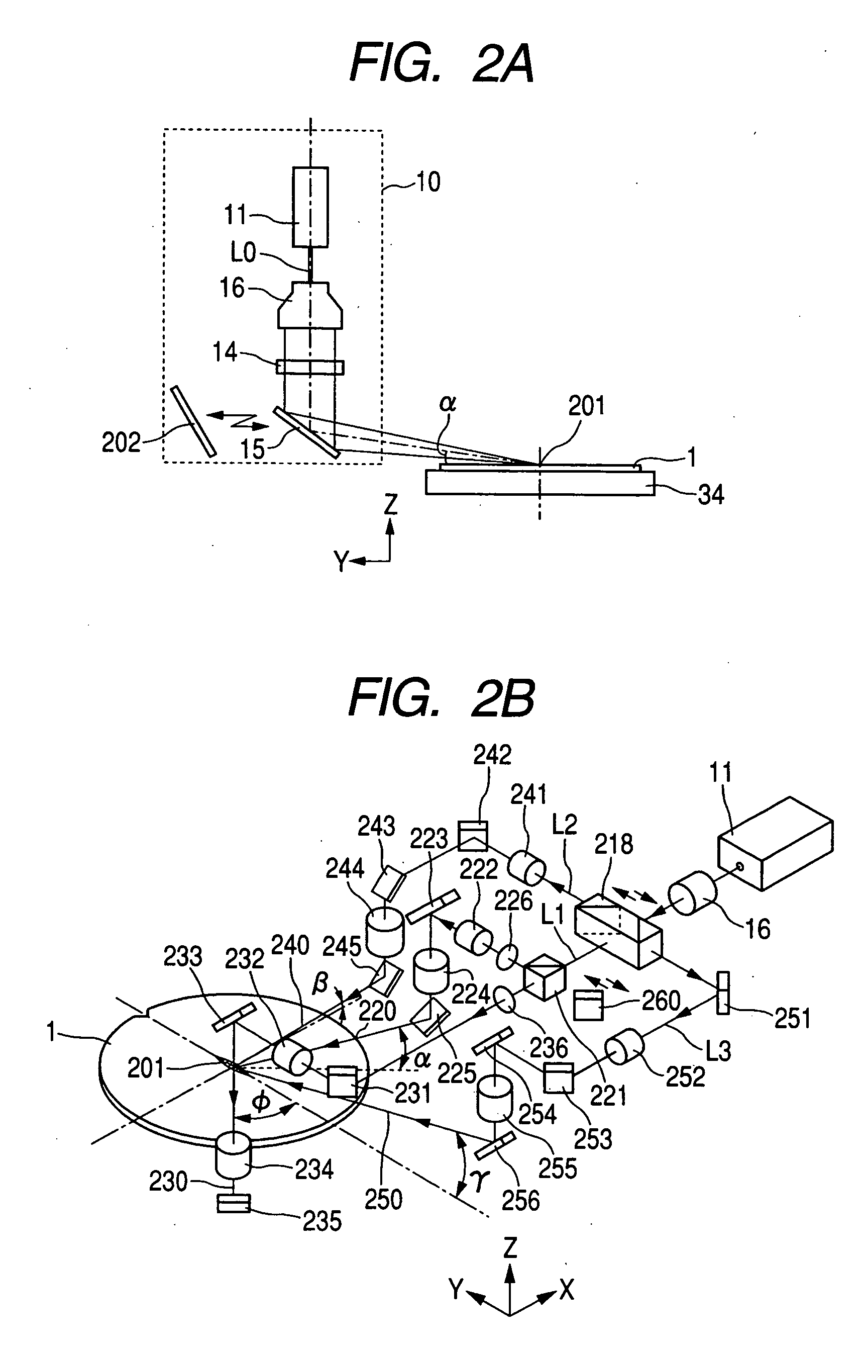 Method of apparatus for detecting particles on a specimen