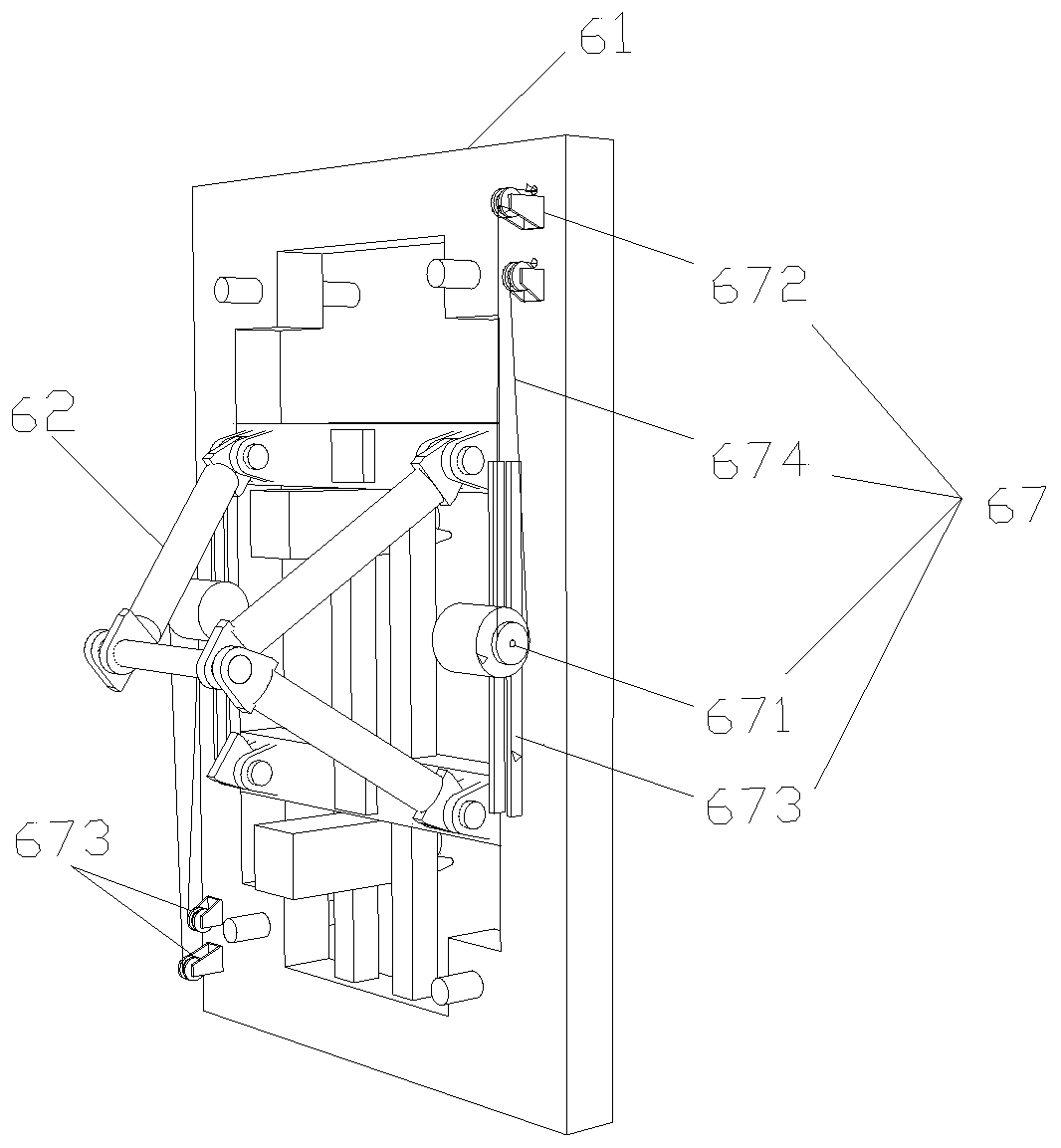 Fixing device of building component construction equipment