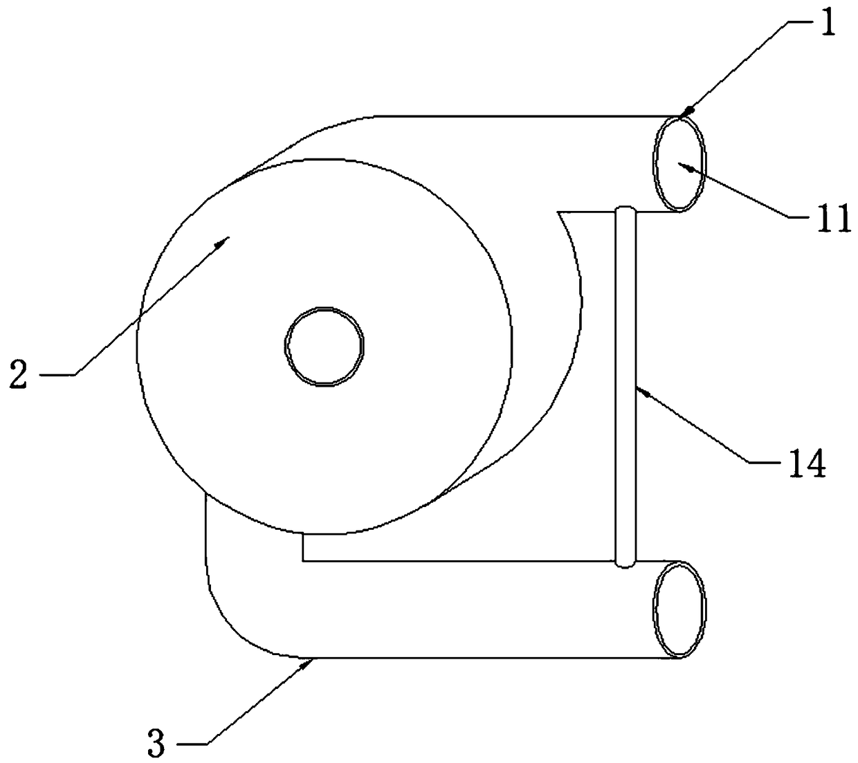 Spiral air inlet mechanism for air purifier