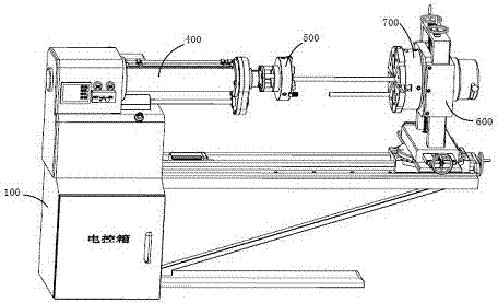 Kinetic energy input device of multi-shaft numerical control machine tool