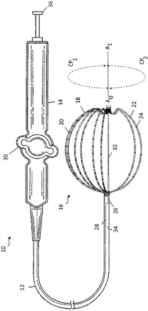 Asymmetric basket catheter