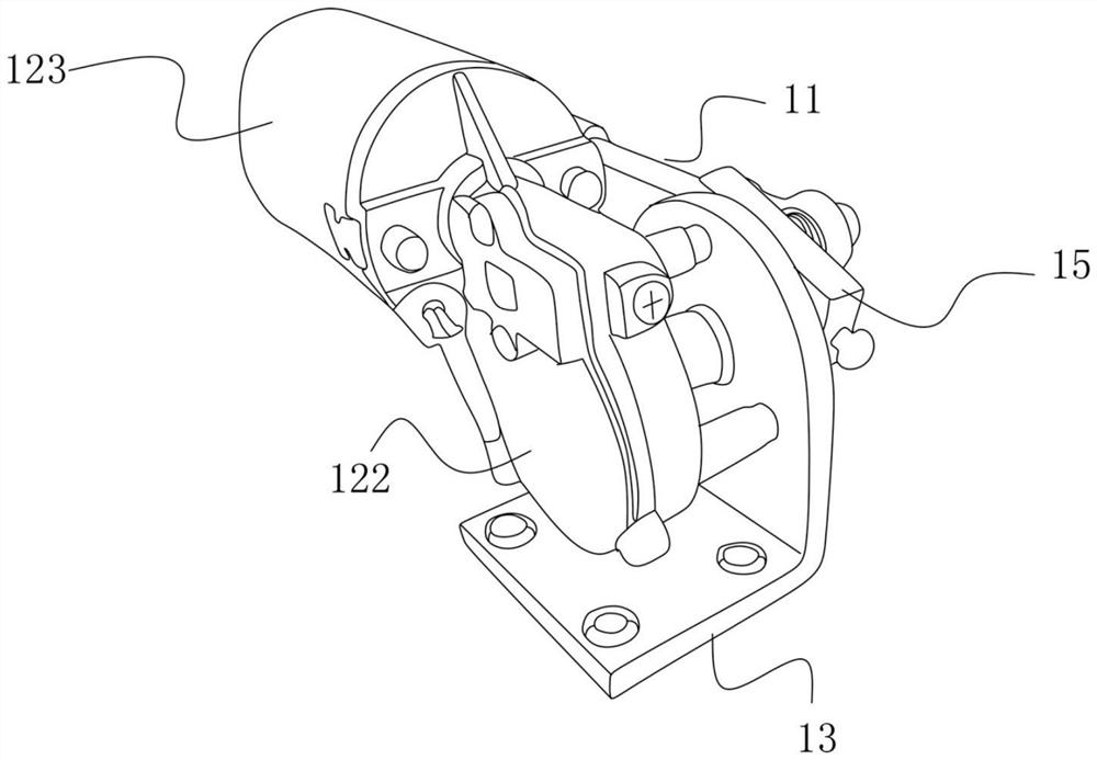 Swing mechanism capable of adjusting swing amplitude, swing chair frame and swing chair