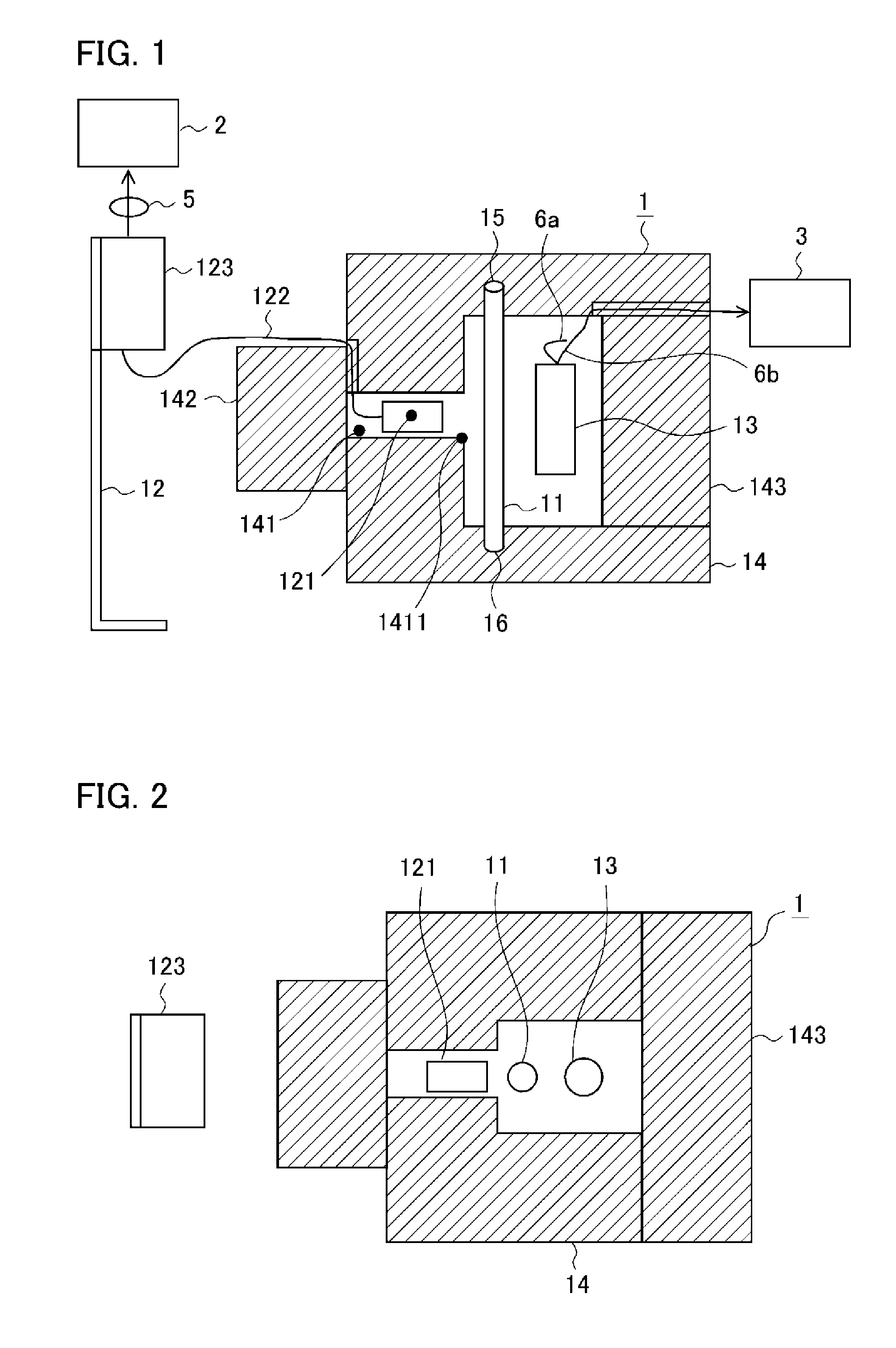 Radioactive gas monitor