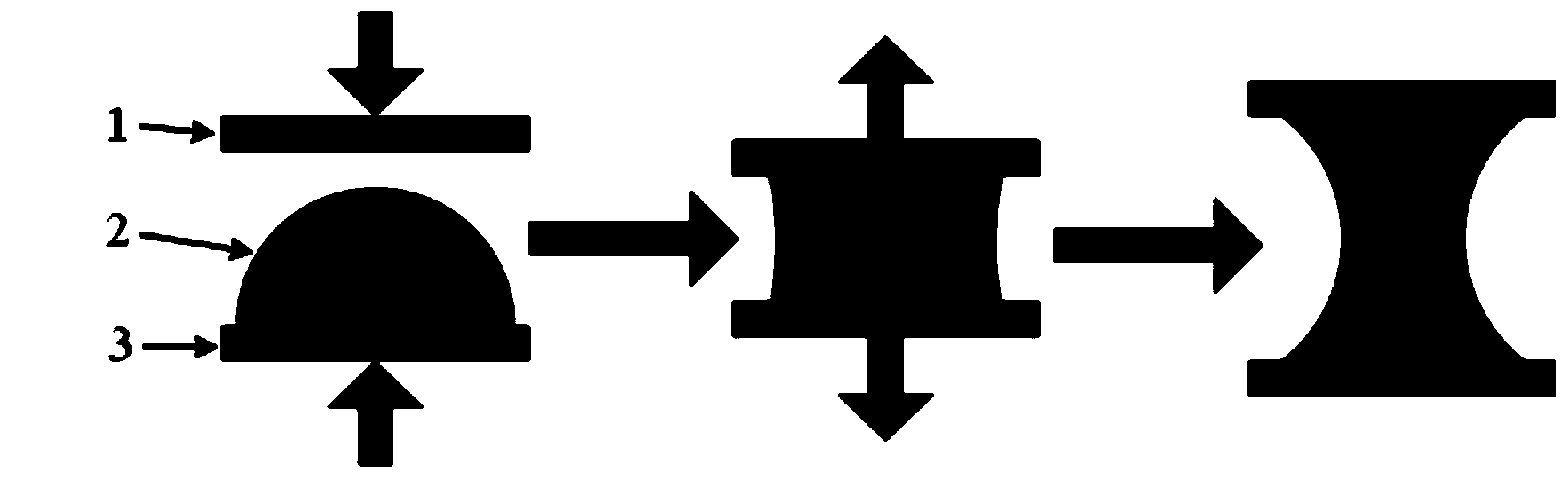 Irregular micro-gel preparation method based on liquid bridge phenomenon