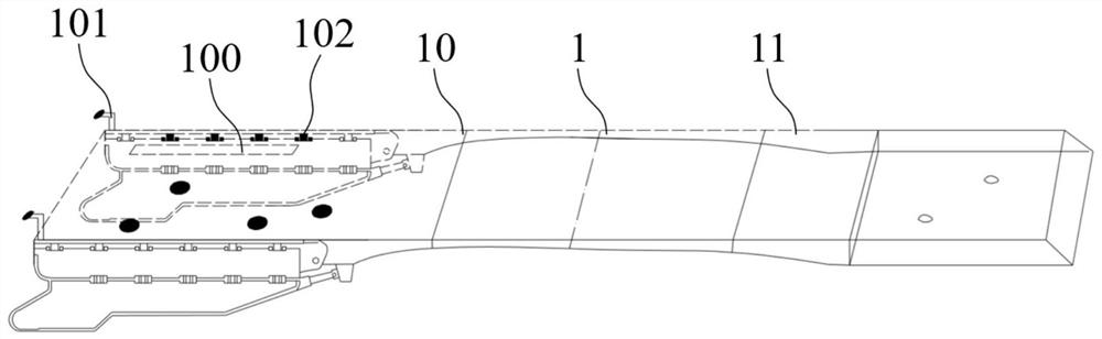 Lateral top cutting and pressure relief equipment and top cutting and pressure relief method for coal pillar dam body of underground reservoir