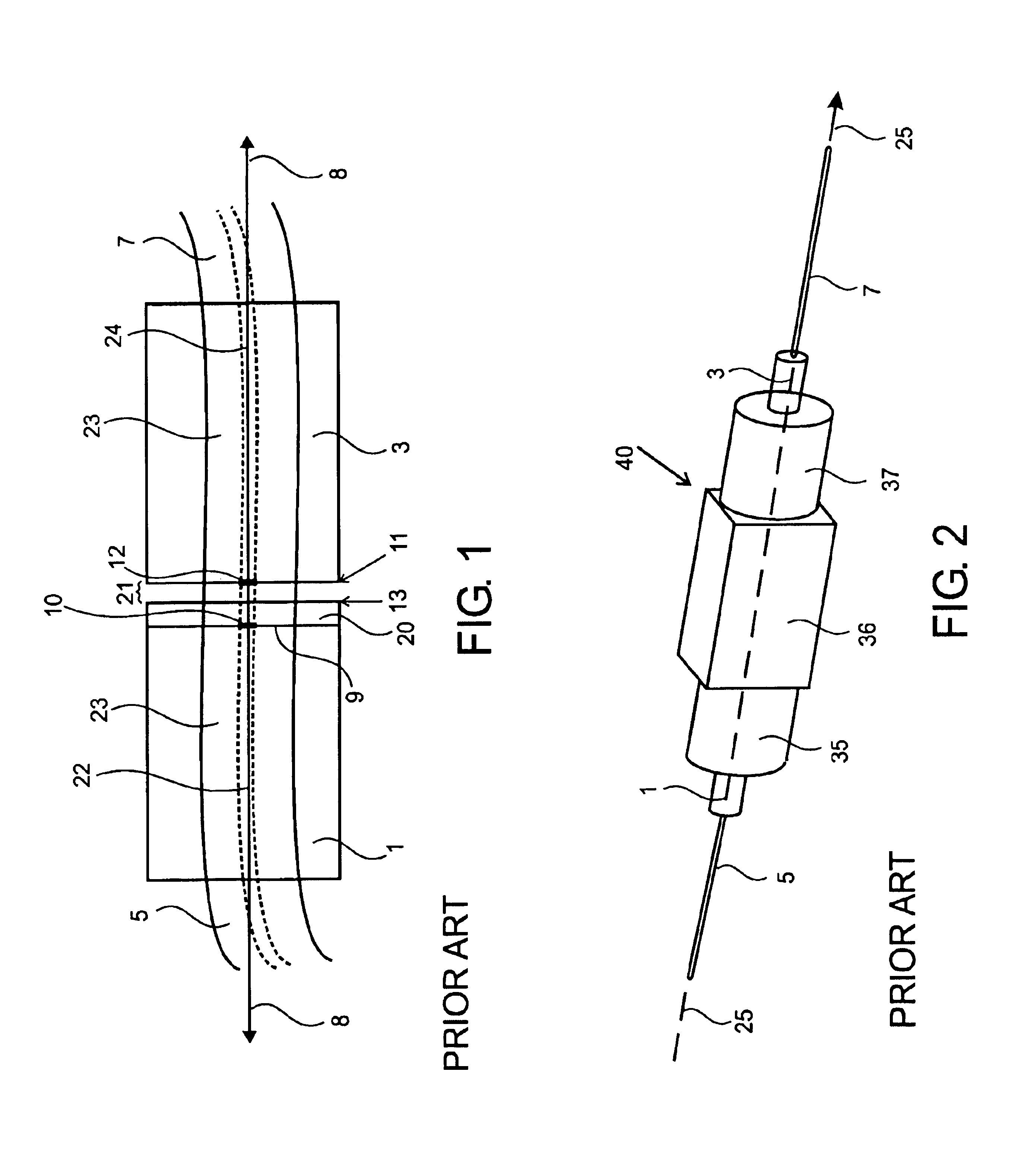 Waferless fiber Fabry-Perot filters