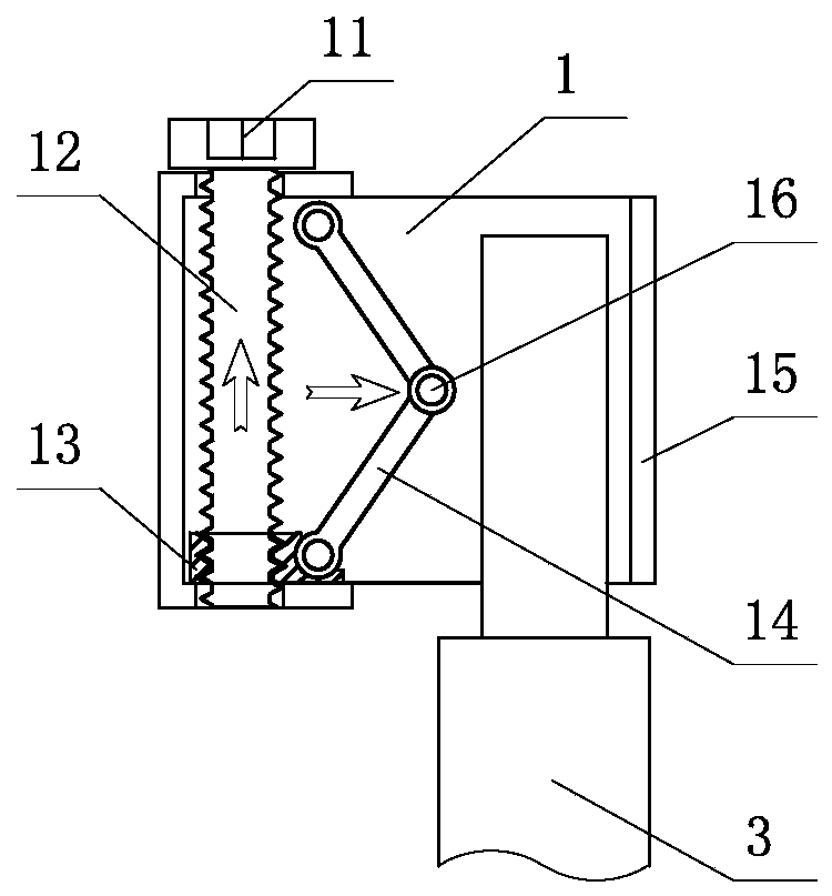 Triangular expansion type electrical wire holder