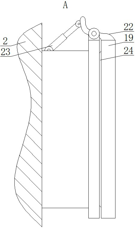 Watering cart with spraying angle adjusting device for road