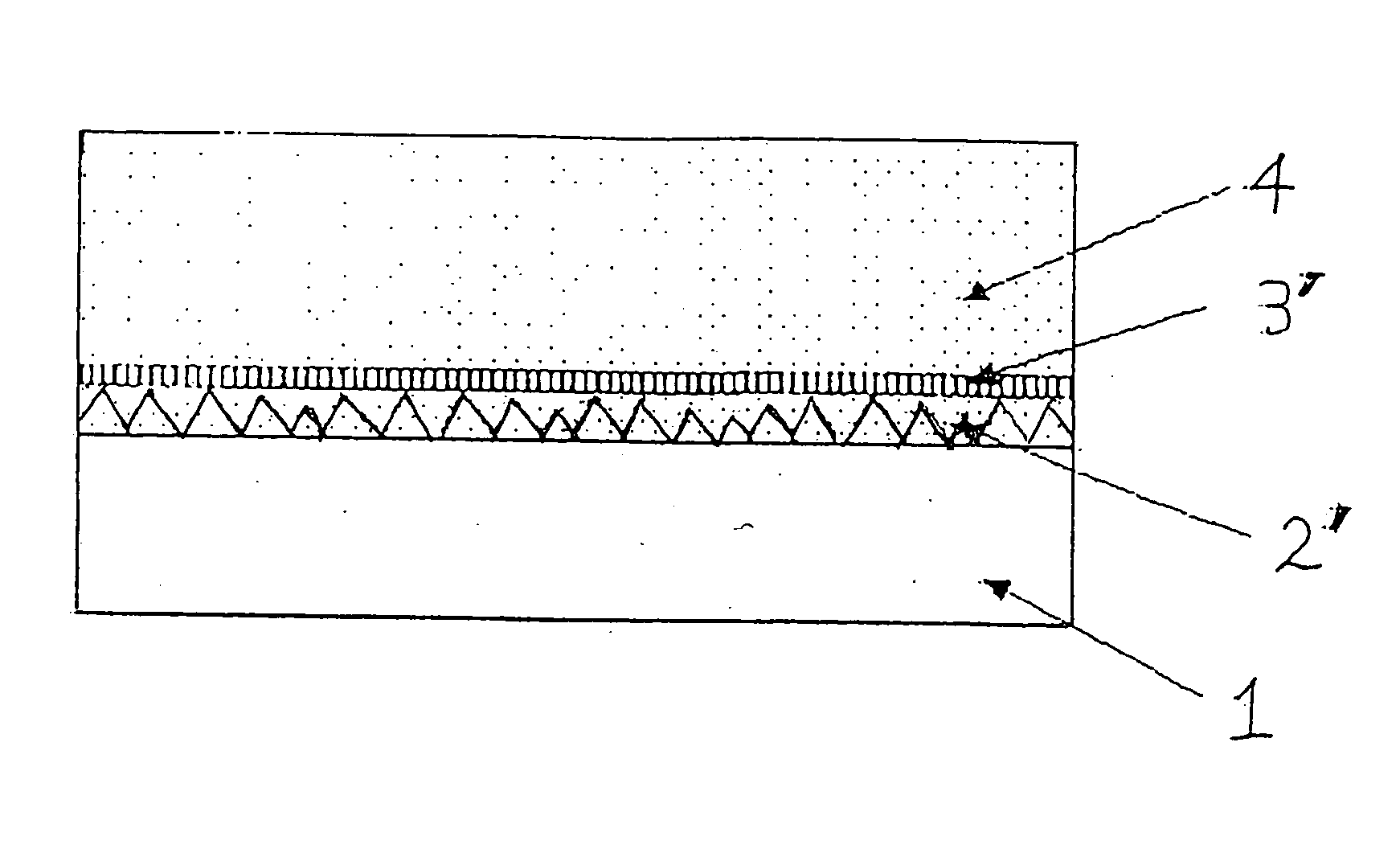 Epitaxially grown nitride-based compound semiconductor crystal substrate structure