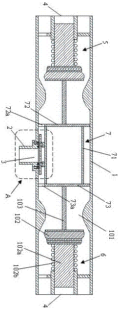 Pile tip grouting device for multipoint pouring