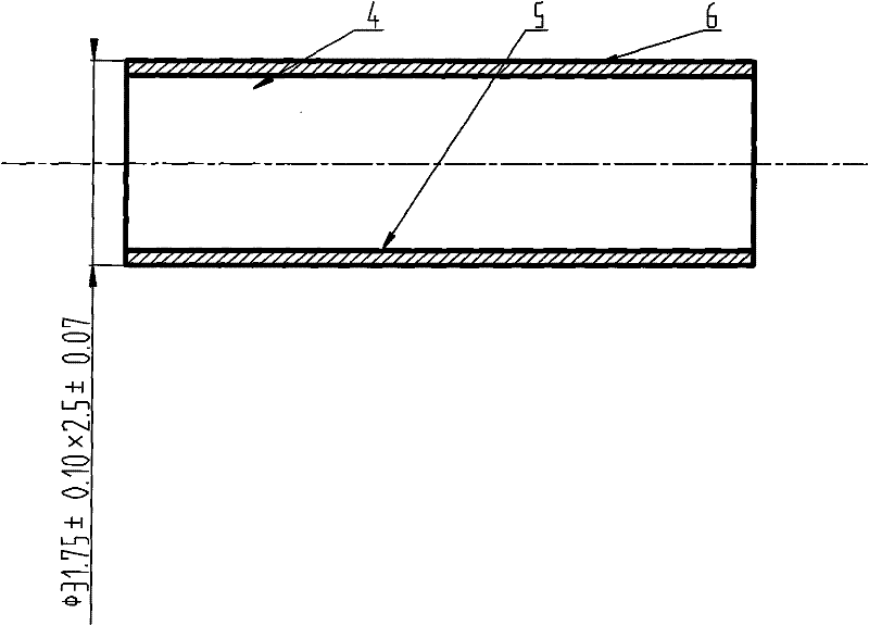 Method for processing thin-walled tube of zirconium alloy specially used by nuclear reactor