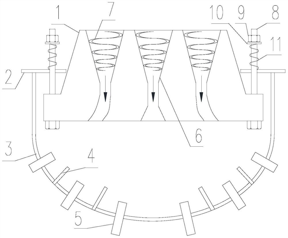 Hydrogenation reactor inlet diffuser