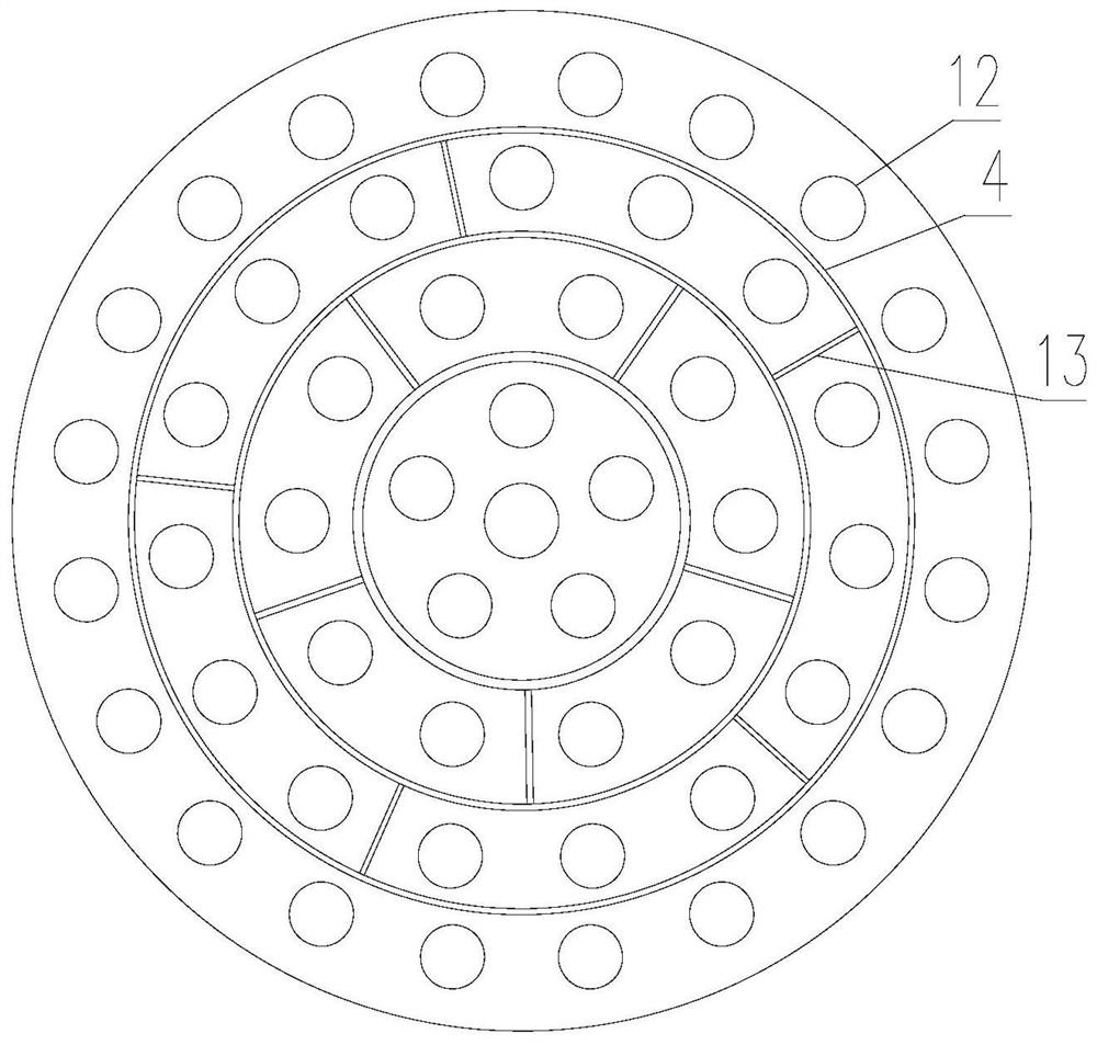 Hydrogenation reactor inlet diffuser