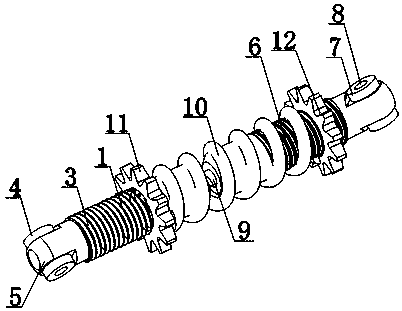 Stirring rod driving device for tissue pounding machine