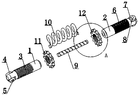 Stirring rod driving device for tissue pounding machine