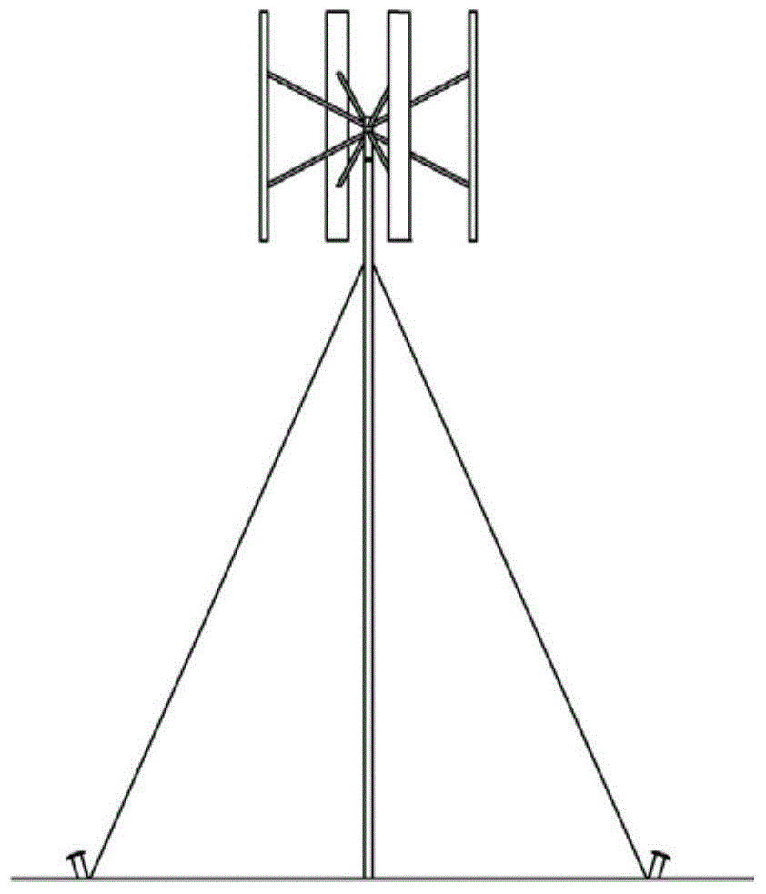 Vertical axis wind turbine and wind energy ship with same