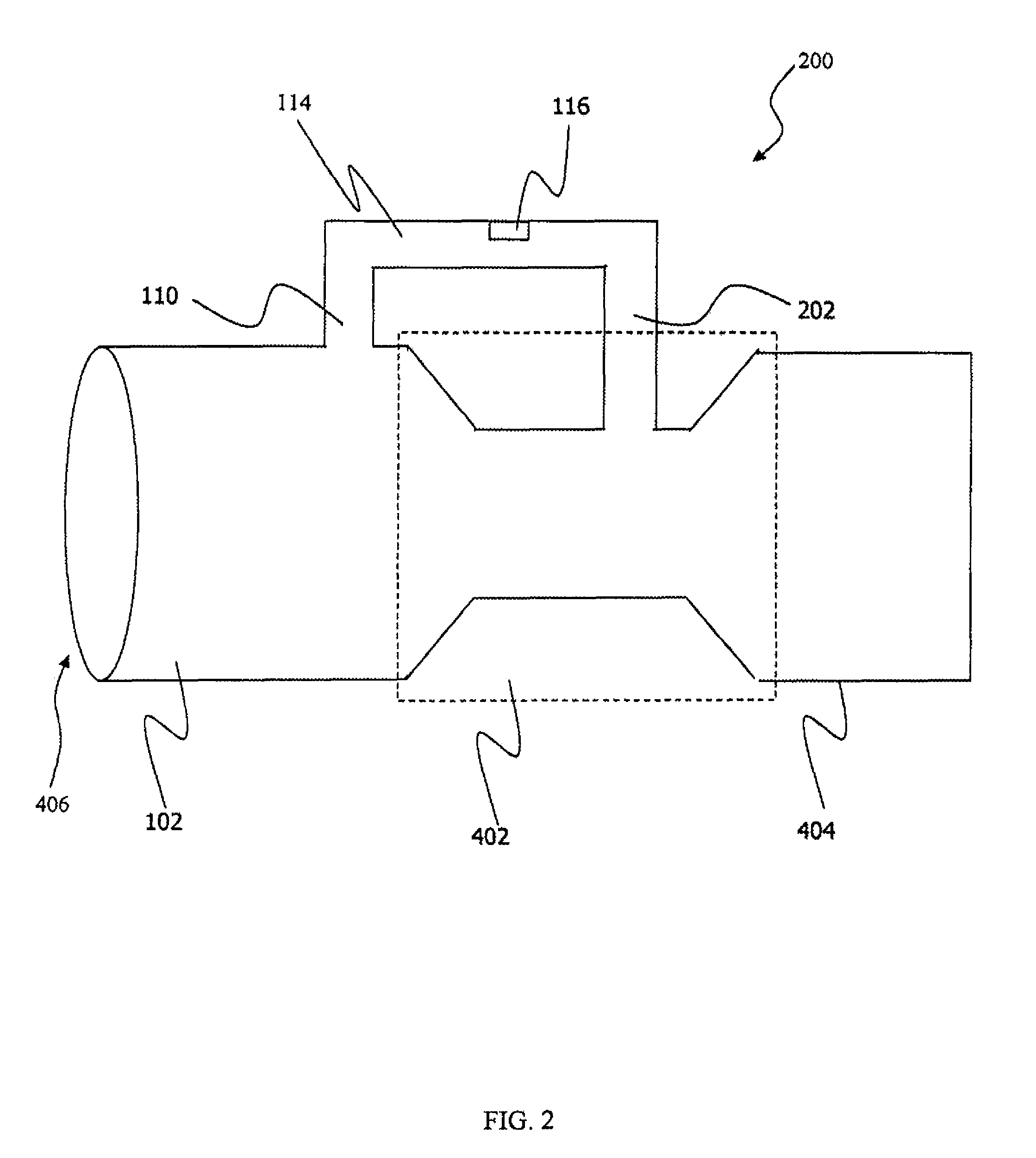 Venturi flow sensor