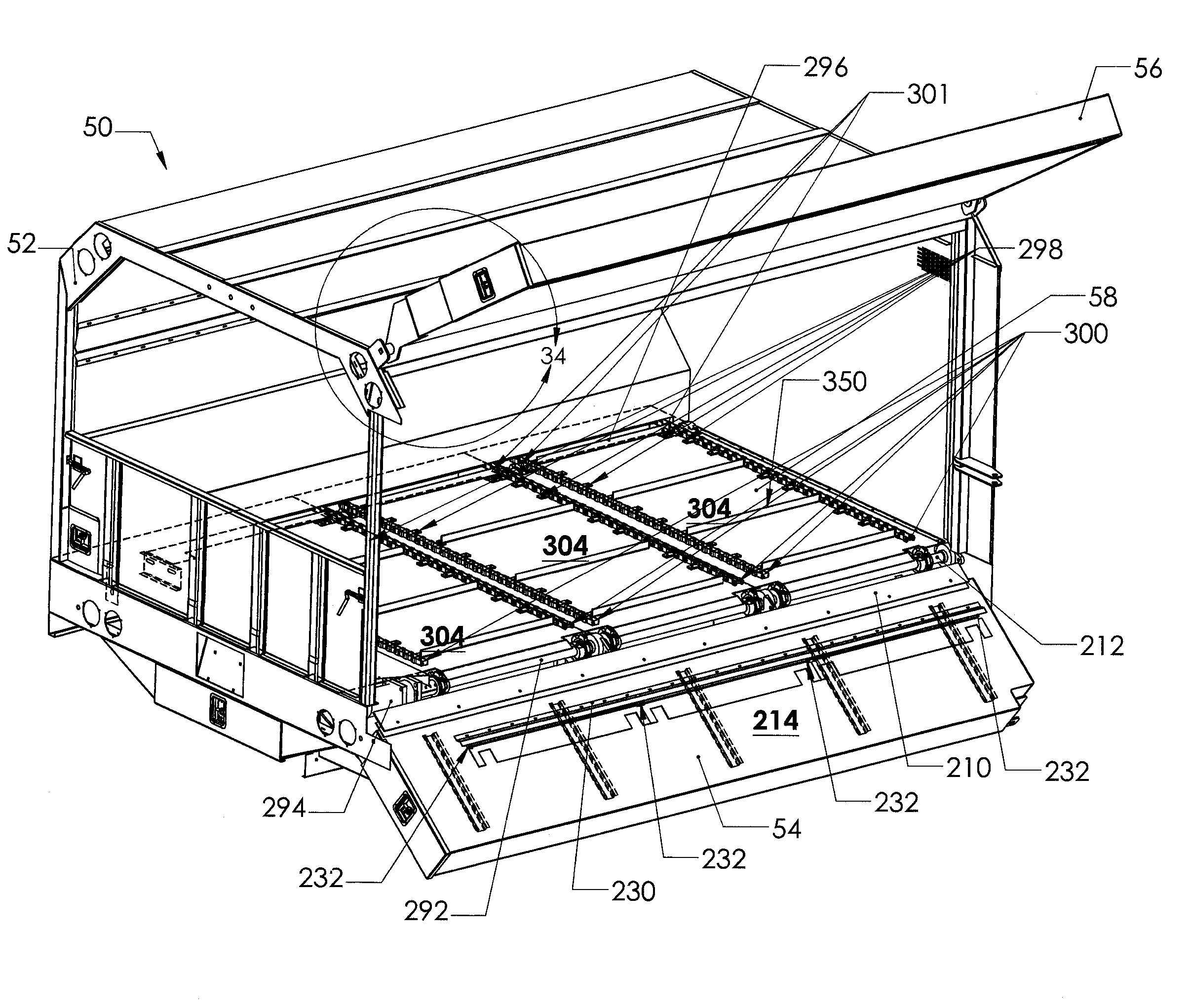 Side-Discharge Chipper Body