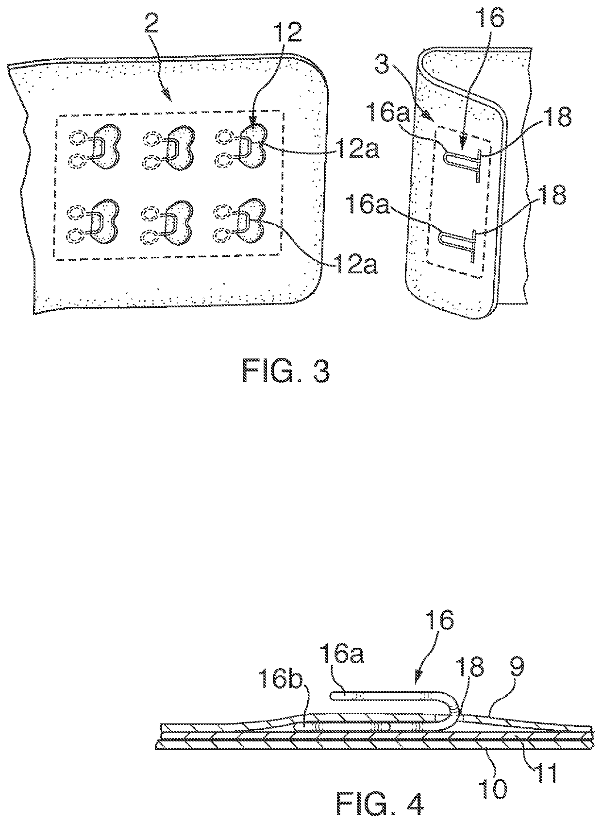 Fastening system and method of manufacturing thereof