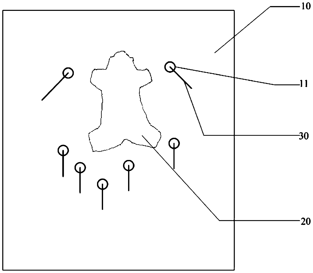 Rat fixator for bone mineral density instrument measurement through dual-energy X-ray absorption process and manufacturing method