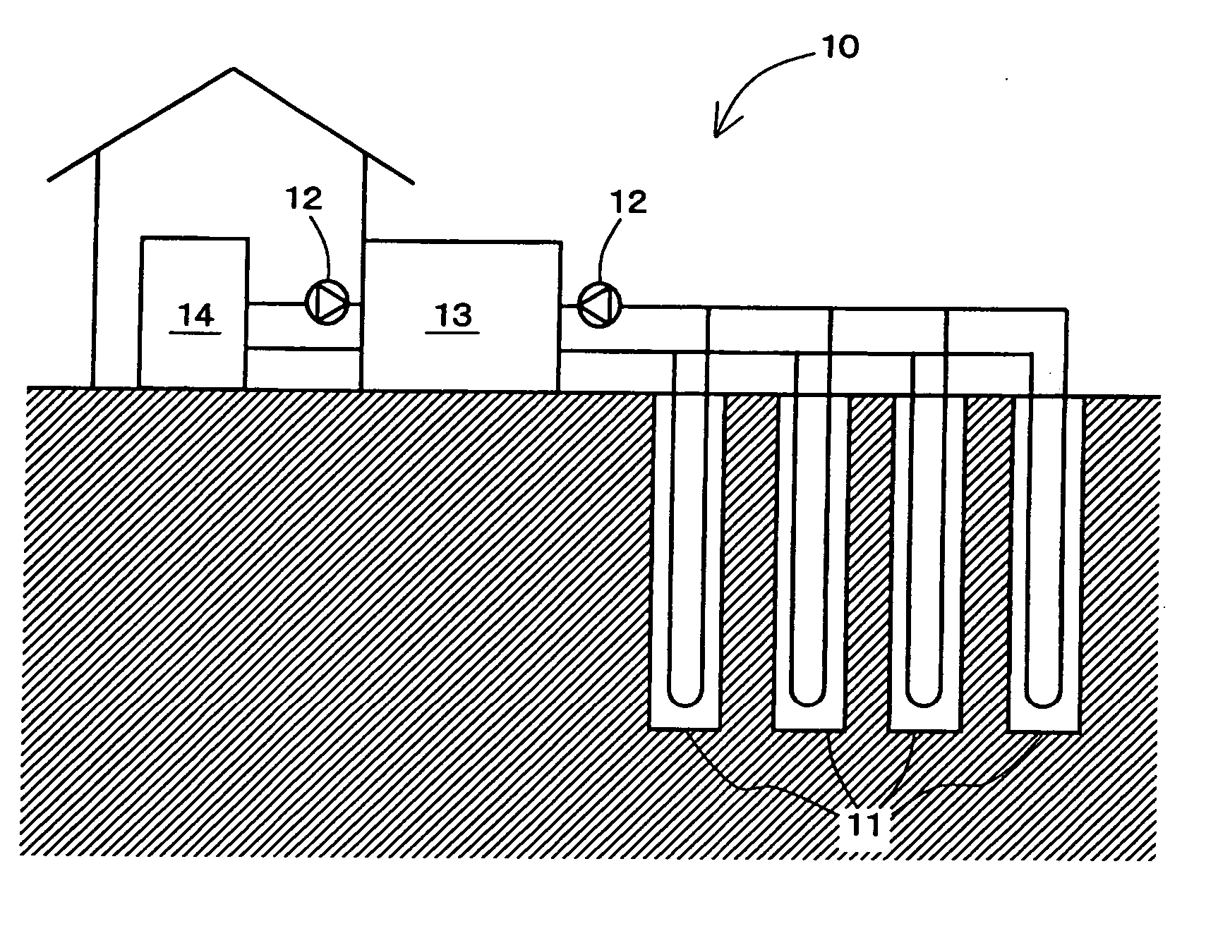 Performance prediction program and performance prediction system for ground source heat pump system