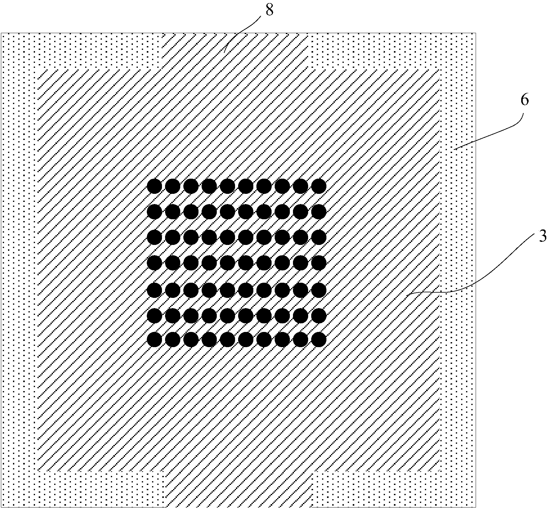 Electronic component packaging structure and electronic device