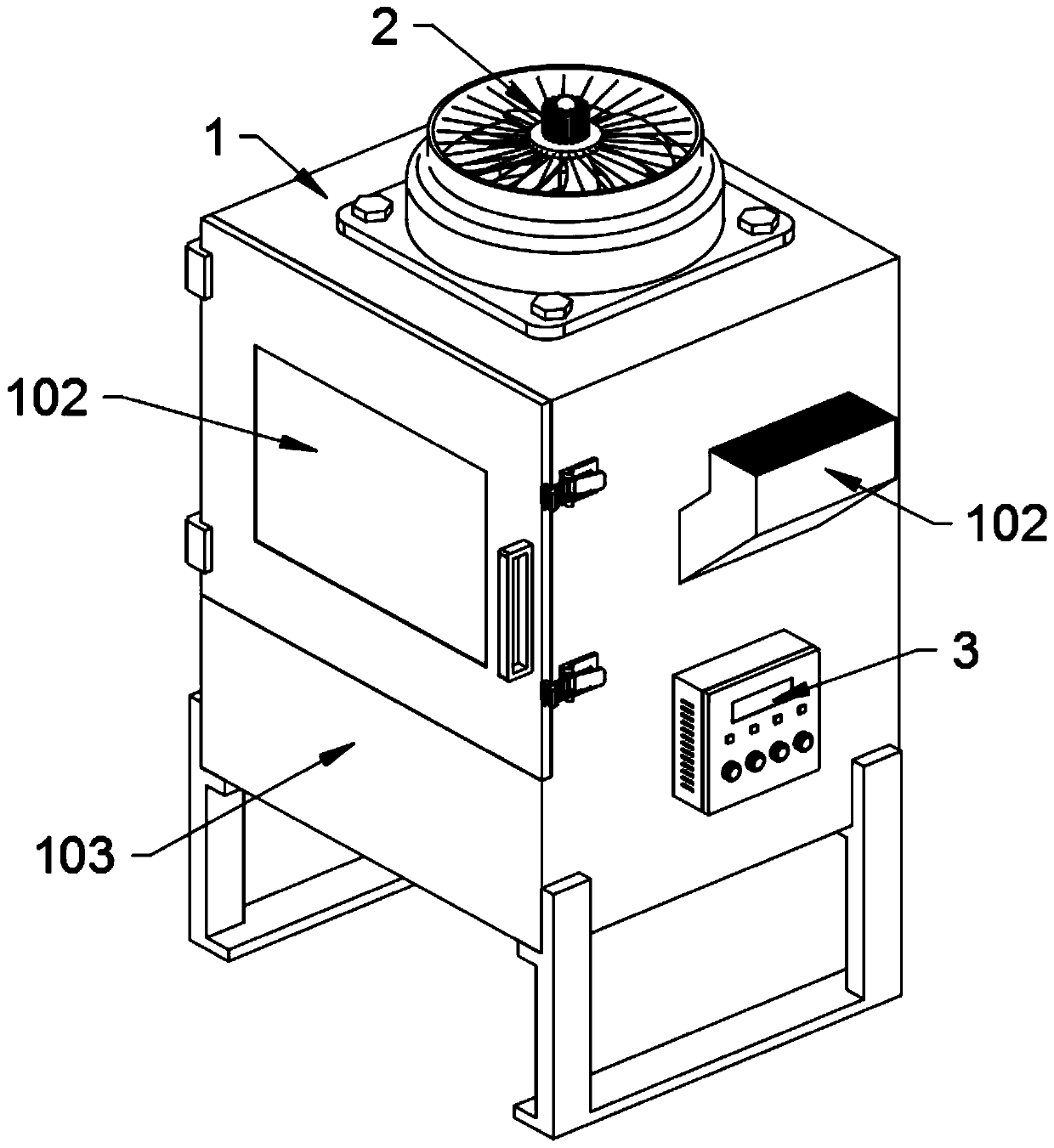 A spray sterilization equipment for injection packaging bottles