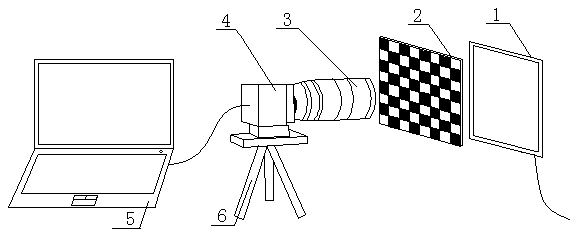 Measuring method of accumulative pitch error of involute cylindrical gear based on machine vision