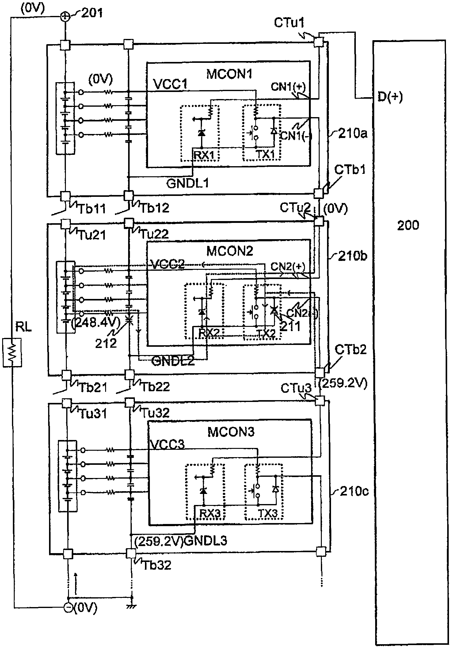 Storage battery system and storage battery module