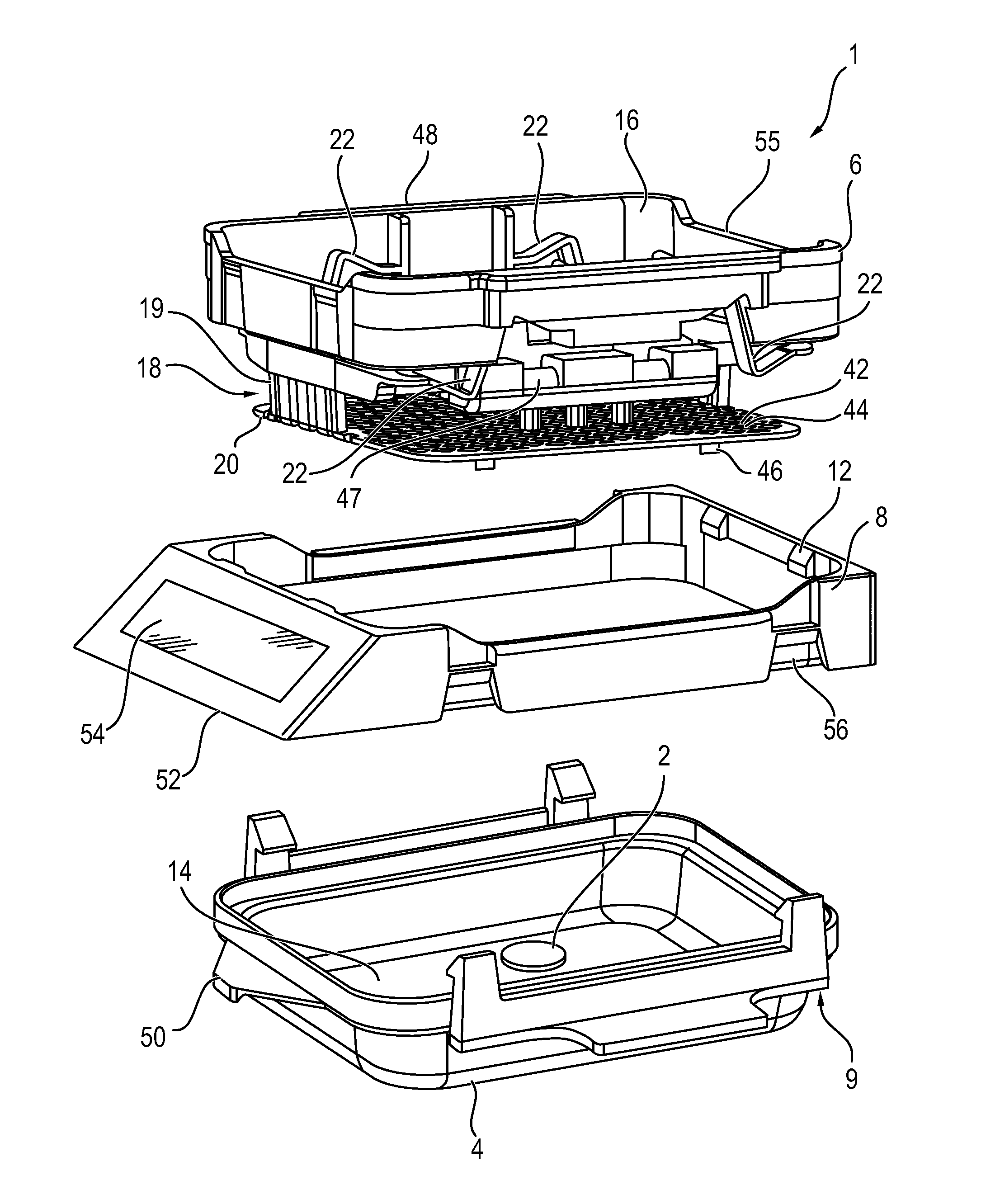 Tissue cassette with biasing element