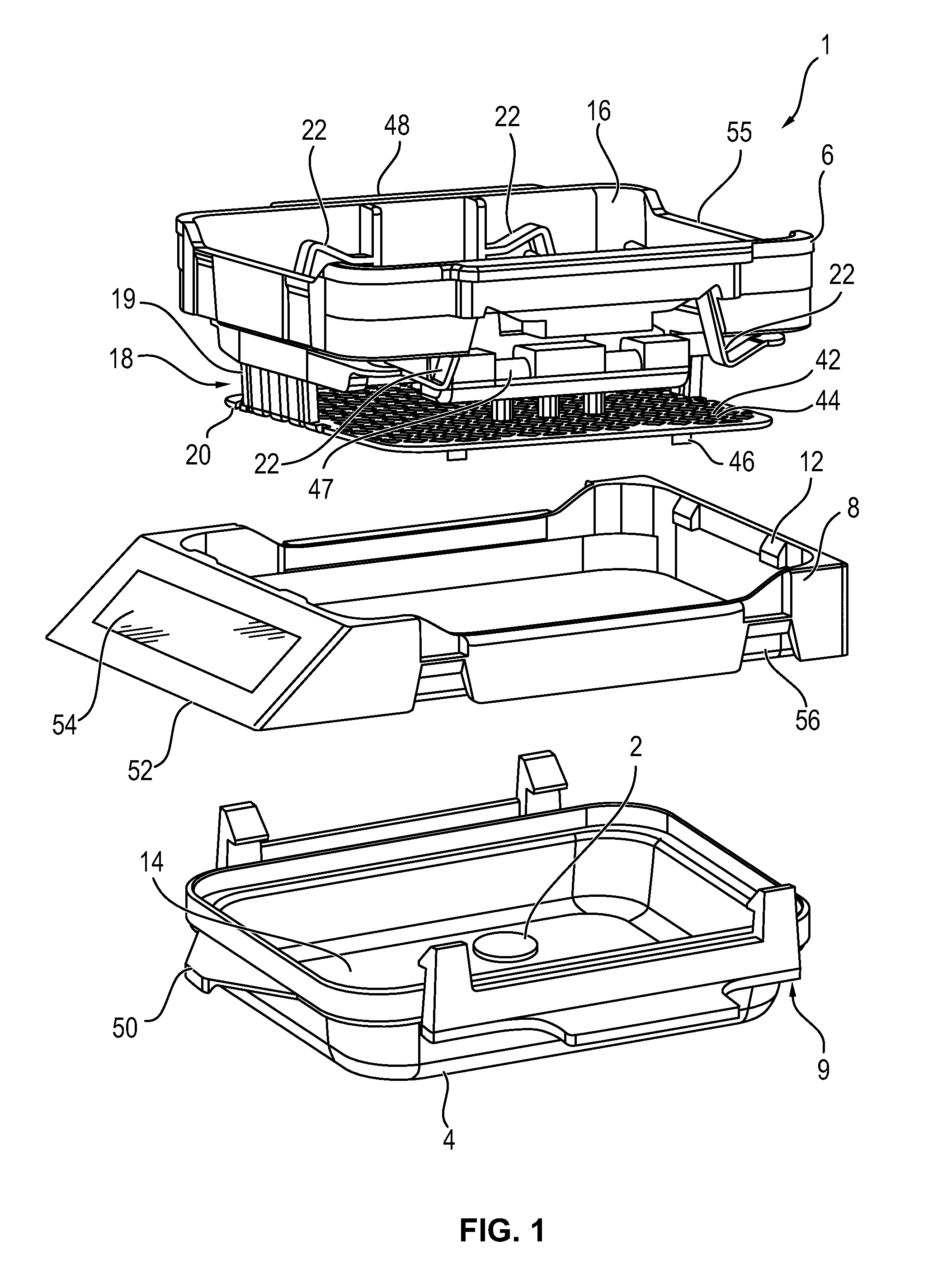 Tissue cassette with biasing element