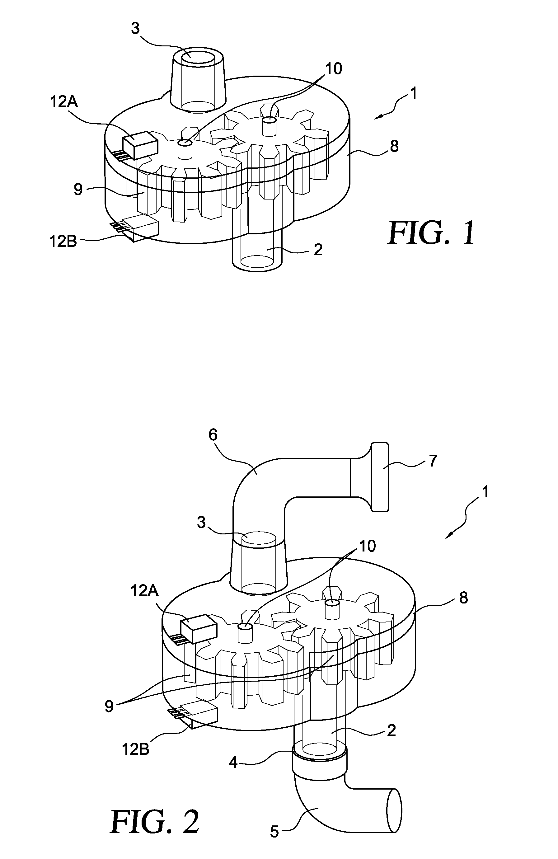 Gear-type drink-o-meter to monitor fluid consumption