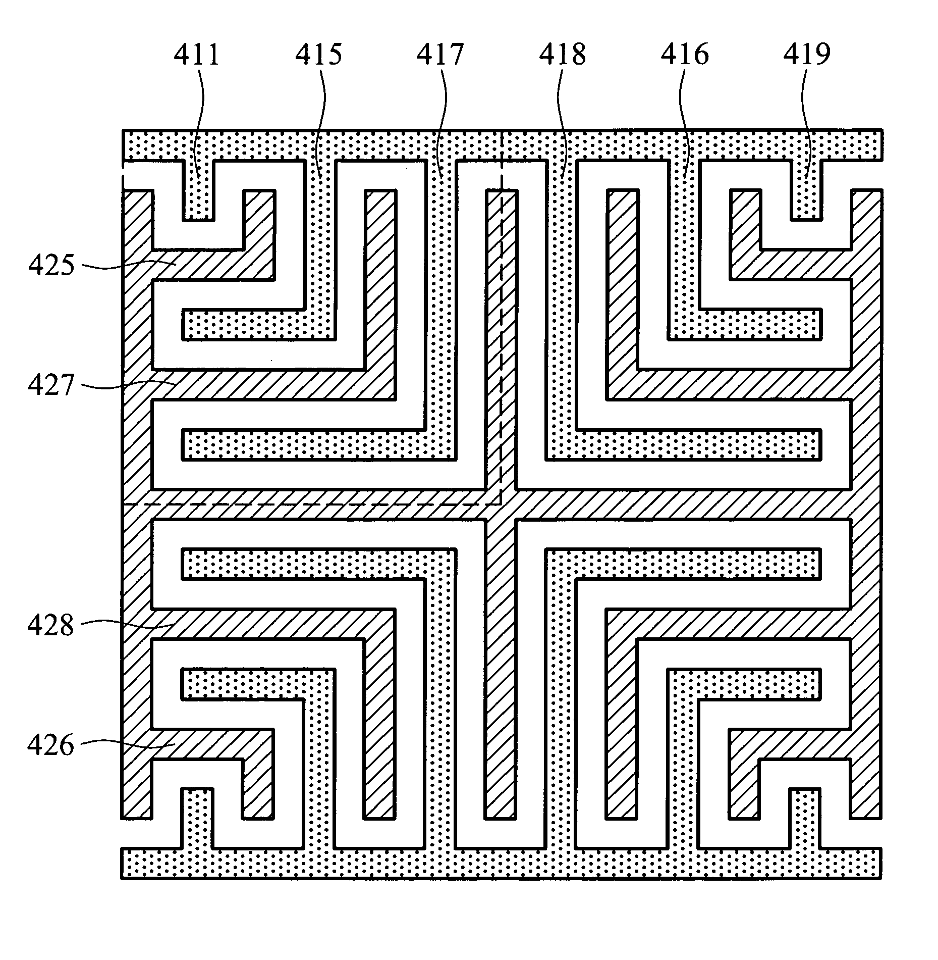 Interdigitized capacitor