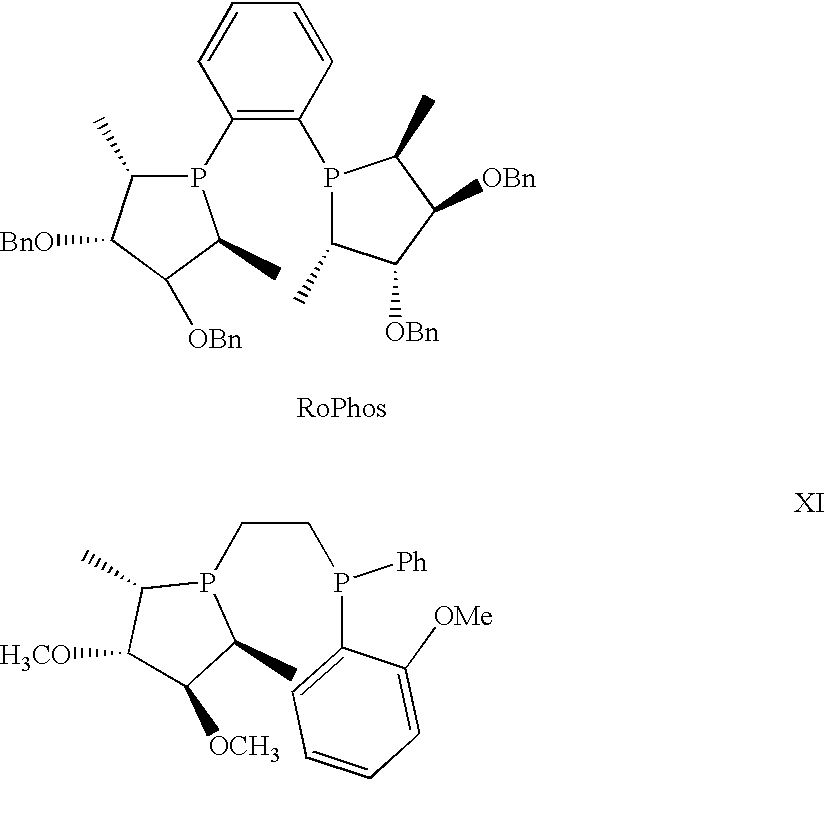 Asymmetric catalysis based on chiral phospholanes and hydroxyl phospholanes